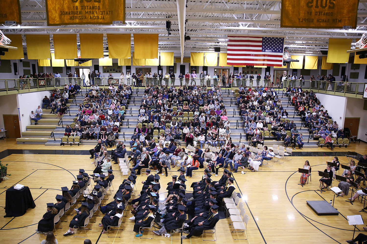 Family, friends and community members filled the gym